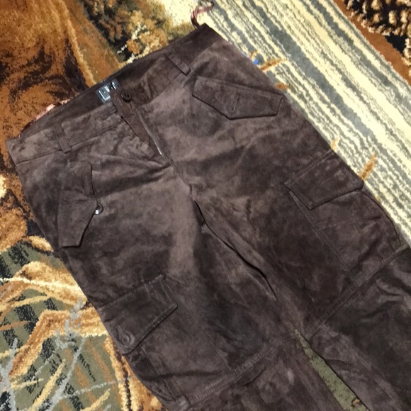INC Genuine leather pants - Picture 6 of 12